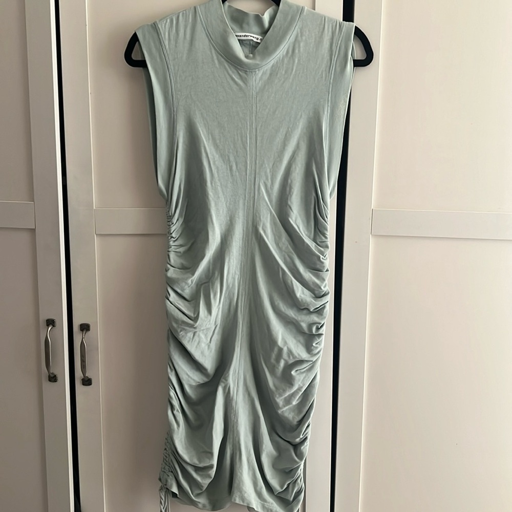 T by Alexander Wang Ruched Dress Sz Small